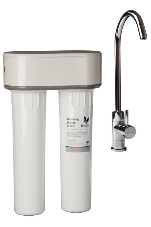 Purificateur d'eau Doulton DUO-HIP ANTI PERFLUORES (PFAS) sous évier + Robinet eau pure
