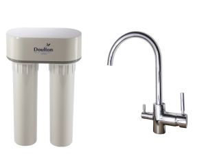 [PACK] Purificateur d'eau Doulton DUO HIP NITRATES + Mitigeur 3 voies CONTEMPORAIN brillant