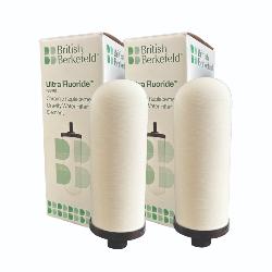 Lot X 2 Cartouches Ultra fluoride BRITISH BERKEFELD  pour filtre à gravité