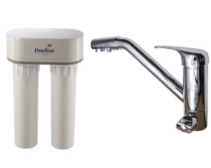 [PACK] Purificateur d'eau Doulton DUO HIP CALCAIRE + Mitigeur 3 voies CLASSIQUE brillant