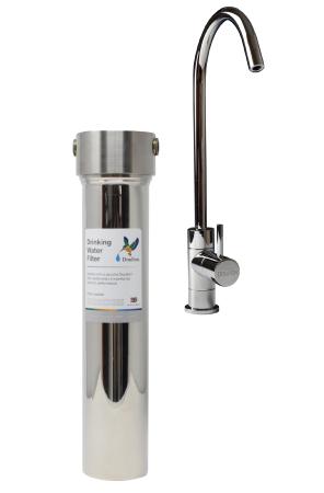 Purificateur d'eau DOULTON HIS INOX sous évier avec cartouche BIOTECT - Robinet et accessoires
