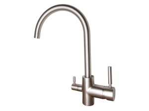 mitigeur inox bross 3 voies de cuisine