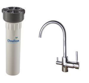 [PACK] Purificateur d'eau Doulton HIP + Mitigeur 3 voies CONTEMPORAIN brillant