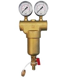 Filtre ANTI SEDIMENTS 100 MICRONS autonettoyant - RACCORDS 1 POUCE - 2 manomètres