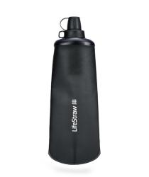 Gourde Lifestraw collapsible squeeze 1 L Peak Series - Dark Grey