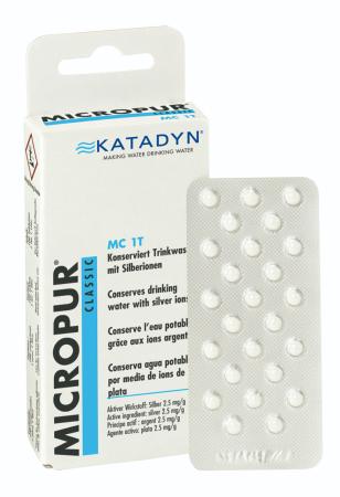 Comprimé MICROPUR Classic 40 comprimés MC 10T 4.0mg/g d'argent