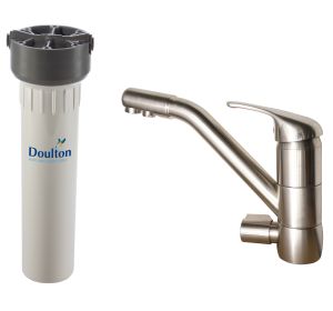 [PACK] Purificateur d'eau Doulton HIP + Mitigeur 3 voies CLASSIQUE satiné