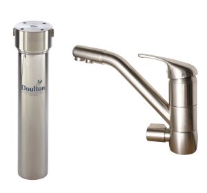 [PACK] Purificateur d'eau Doulton HIS + Mitigeur 3 voies CLASSIQUE satiné