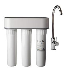 Purificateur d'eau DOULTON TRIO-HIP ANTI NITRATE ANTI CALCAIRE sous évier + robinet et accessoires