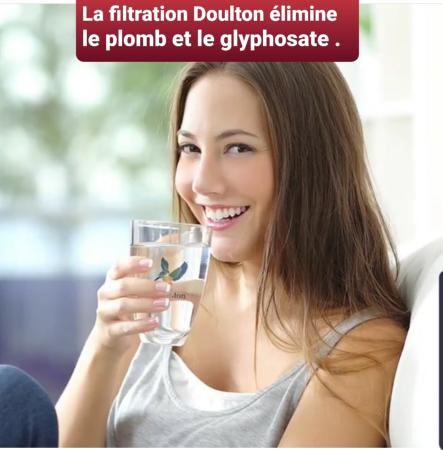 Filtre  eau Doulton plomb et glyphosate